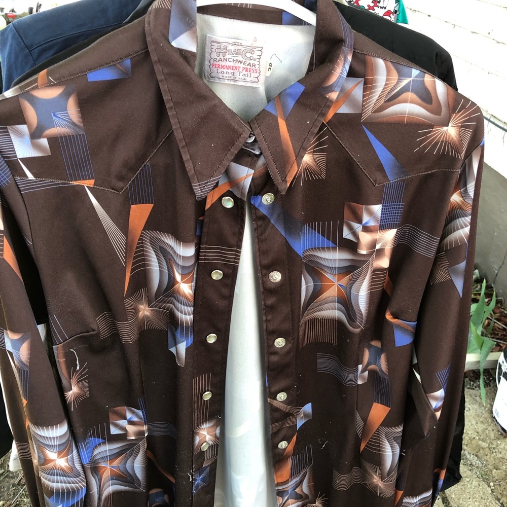 Vintage H Bar C western shirt
